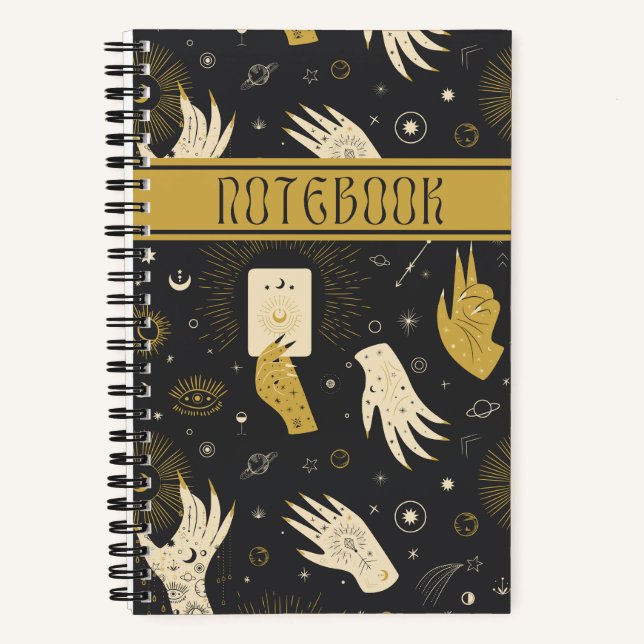 Cuaderno Bruja mágica de manos (Anverso)