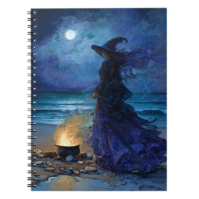 Cuaderno Bruja por el Mar de la Luna (Frente)