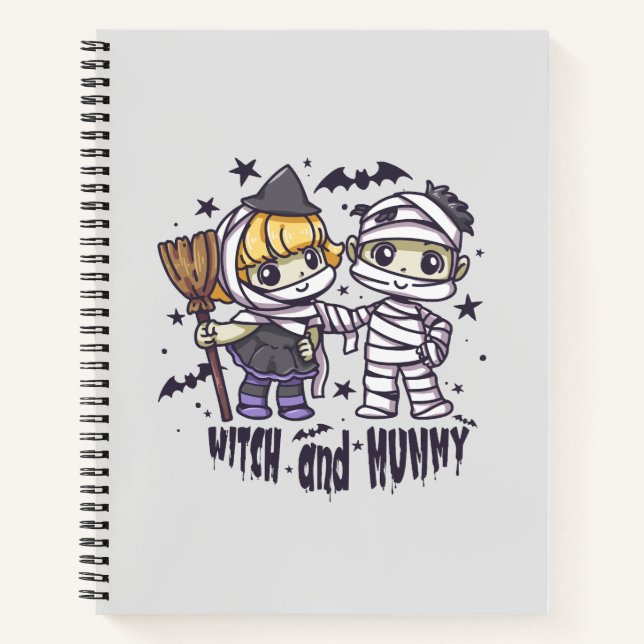 Cuaderno Bruja y momia (Anverso)