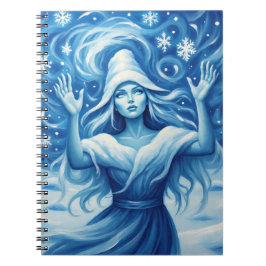 Cuaderno BrujaInvernalAzul