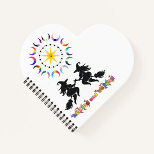 Cuaderno Brujas Gordas y Lunas Raras