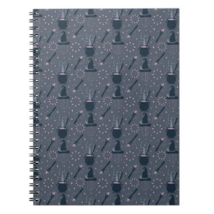 Cuaderno Brujería de caldero de Halloween mágico