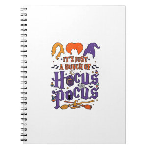 Cuaderno Brujería de Halloween Caldero de Brujas Escoba Gat