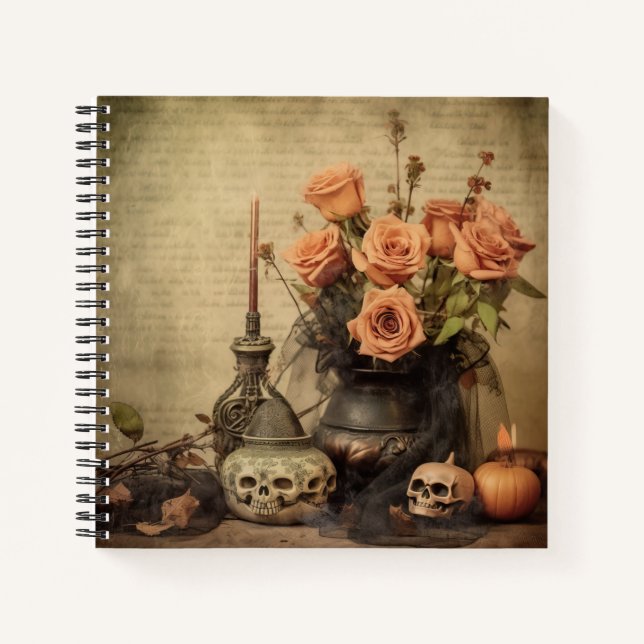 Cuaderno Brujería de Halloween vintage (4) (Anverso)