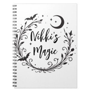 Cuaderno Brujería Mágica de Hierbas de Halloween Caprichosa