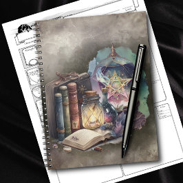 Cuaderno Brujería | Tomos del libro de deletreo en pastel y