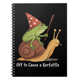 Cuaderno Brujo de Rana Caprichoso a Causar un Alboroto 