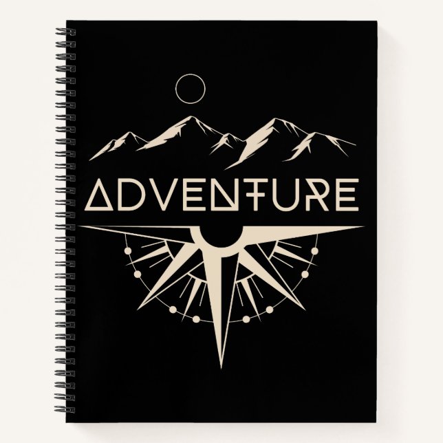 Cuaderno Brújula de Aventura Montañas (Anverso)