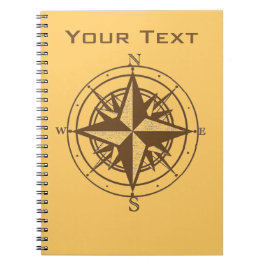 Cuaderno Brújula vintage