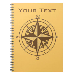 Cuaderno Brújula vintage