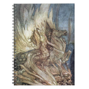 Cuaderno Brünnhilde y la pira funeraria de Siegfried