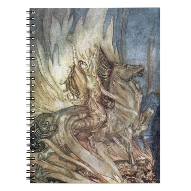 Cuaderno Brünnhilde y la pira funeraria de Siegfried (Frente)