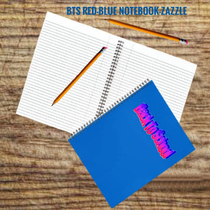 Cuaderno BTS-Rojo-Azul