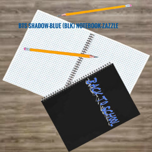 Cuaderno BTS Shadow-Blue Spiral Notebook