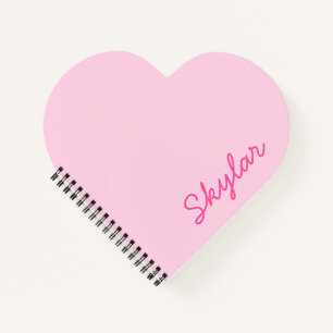 Cuaderno Bubble Gum Rosa Personalizado Rosa Caliente Cursi