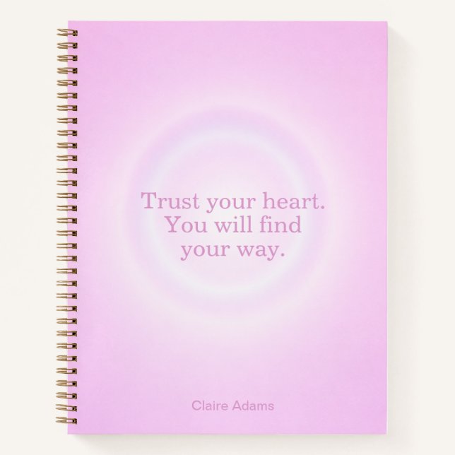 Cuaderno Bubblegum Aura Message Notebook (Anverso)