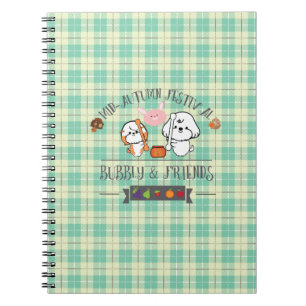 Cuaderno bubbly y sus amigos celebran festival de mediados