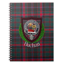 Cuaderno Buchan Scottish Clan Tartan & Crest