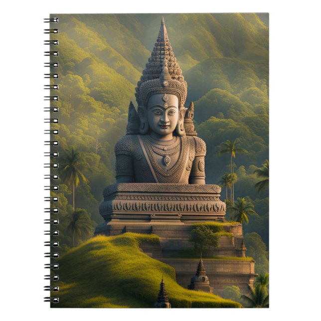 Cuaderno Buda de la montaña de Indonesia  (Frente)