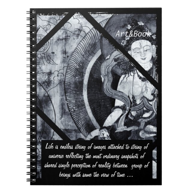 Cuaderno Buda Heruka no.3 - Tíbet, arte en BW (bloc de nota (Frente)