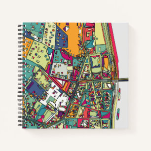 Cuaderno Budapest, Hungría Mapa de ciudades
