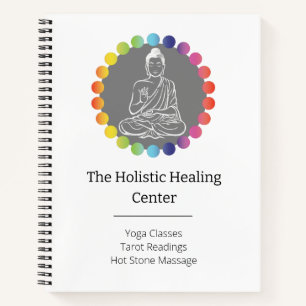 Cuaderno Buddha Chakras Arcoíris Espiritual Metafísico Yoga