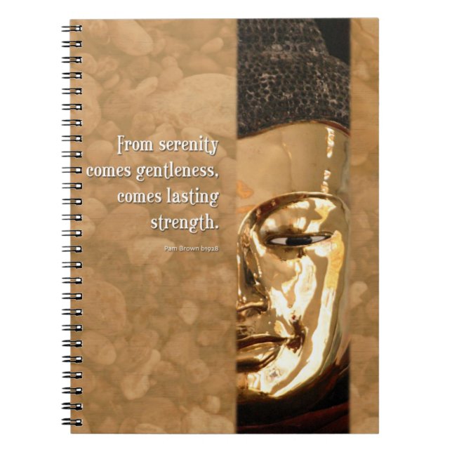 Cuaderno Buddha Serenity Gentleness Strress Journal (Frente)