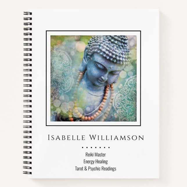 Cuaderno Buddha Zen Reiki Yoga Meditación espiritual sagrad (Anverso)