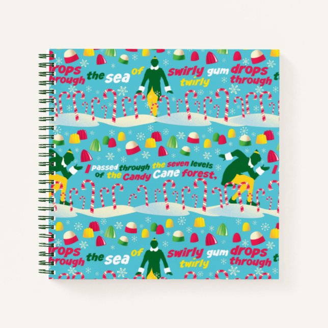 Cuaderno Buddy the Elf Candy Pattern (Anverso)