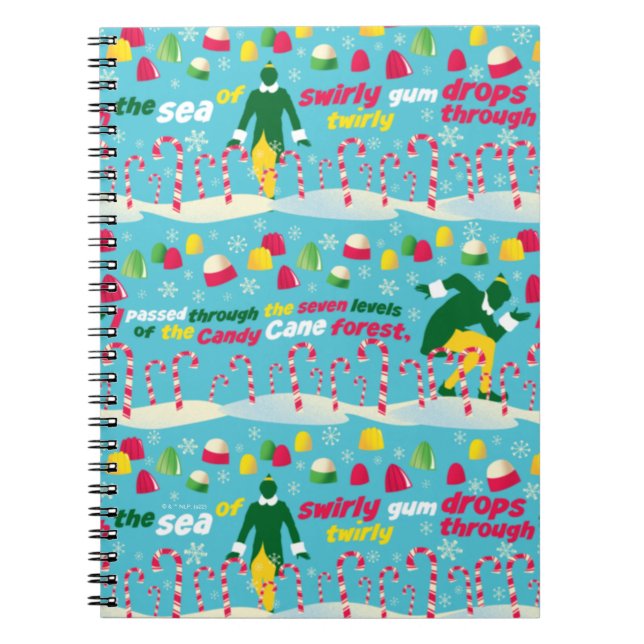 Cuaderno Buddy the Elf Candy Pattern (Frente)