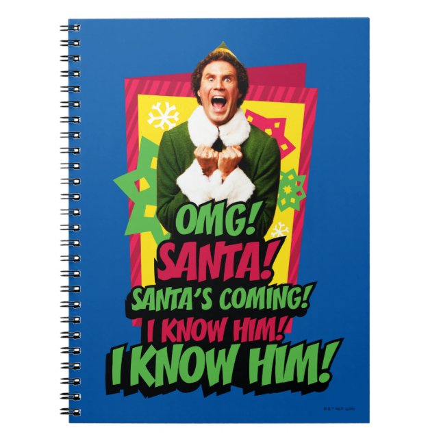 Cuaderno Buddy the Elf | ¡Dios mío! ¡Santa! (Frente)