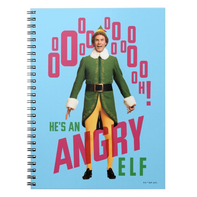 Cuaderno Buddy the Elf | Es un elfo enojado (Frente)