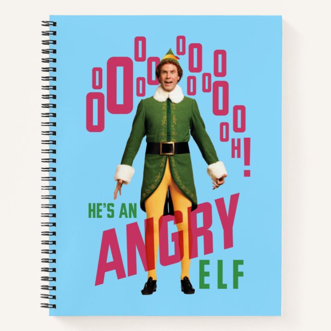 Cuaderno Buddy the Elf | He's an Angry Elf (Anverso)