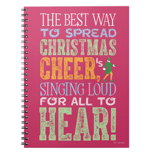 Cuaderno Buddy the Elf | Navidades Cheque (Frente)
