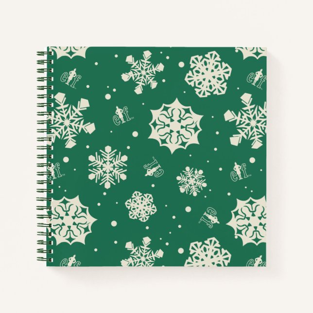 Cuaderno Buddy the Elf Snowflake Pattern (Anverso)