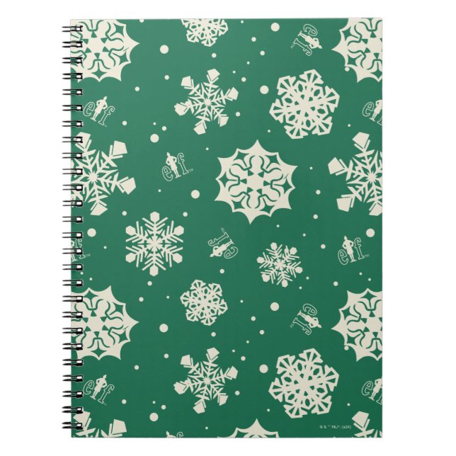 Cuaderno Buddy the Elf Snowflake Pattern (Frente)