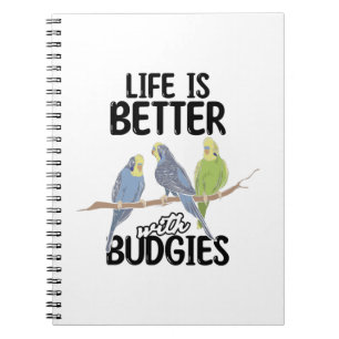 Cuaderno Budgie Mascota Bird   Aves Animales Bugies Ideas d