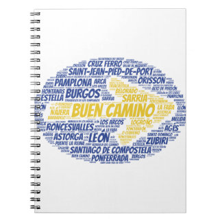 Cuaderno Buen Camino Word Art