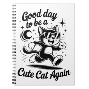 Cuaderno Buen día lindo gato