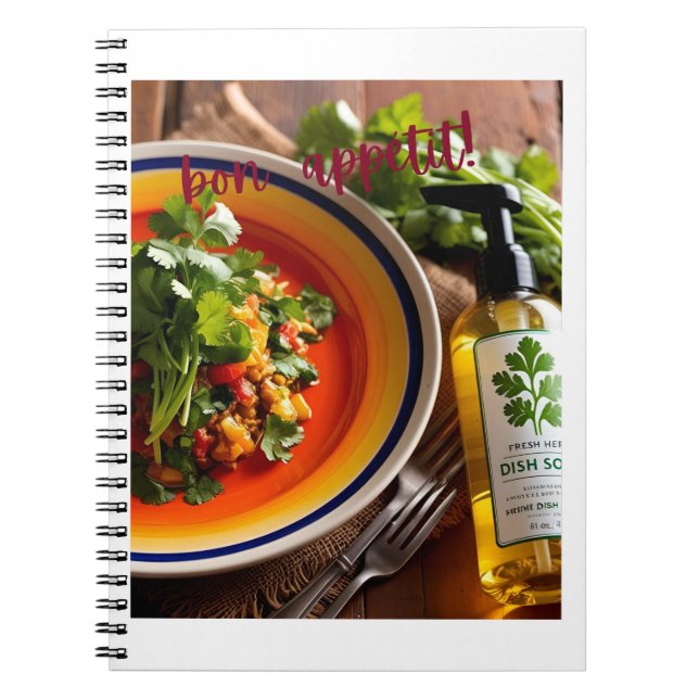 Cuaderno Buen Provecho – Broma del Jabón Anti-Cilantro  (Frente)
