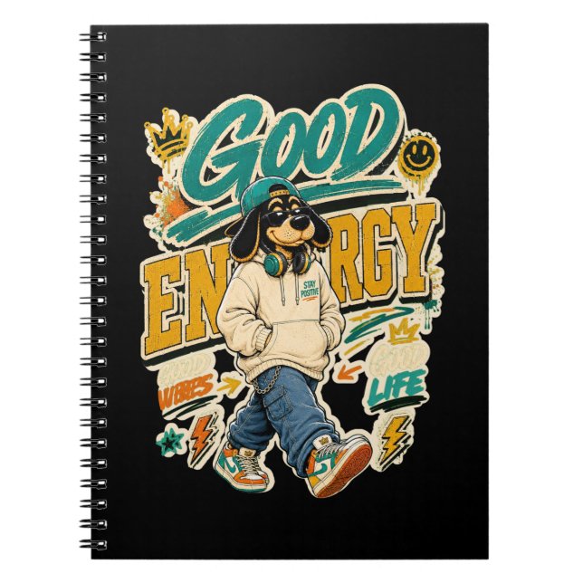 Cuaderno Buena Energía Vibraciones Positivas (Frente)