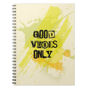 Cuaderno "Buena sensación solamente. "Citas que elevan