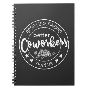 Cuaderno buena suerte encontrando mejores compañeros de tra