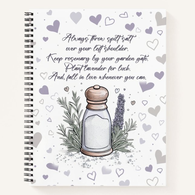 Cuaderno Buena suerte Spell Magic (Anverso)