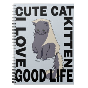 Cuaderno Buena vida para un gato lindo