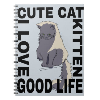 Cuaderno Buena vida para un gato lindo