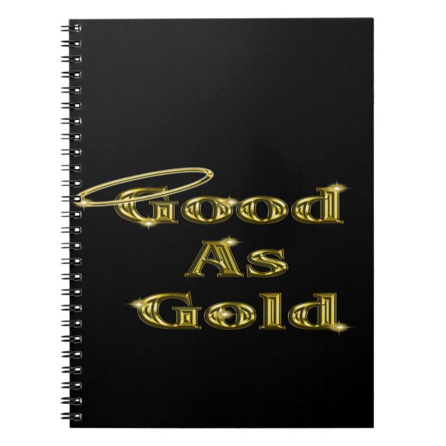 Cuaderno Bueno como el oro (Frente)