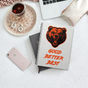 Cuaderno Bueno Mejor Óptimo Nunca Dejes que Desmejore