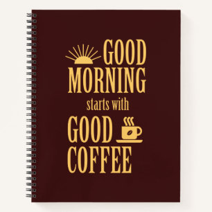 Cuaderno Buenos días empieza con buen café
