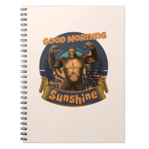 Cuaderno Buenos Días Sol Funny Bigfoot